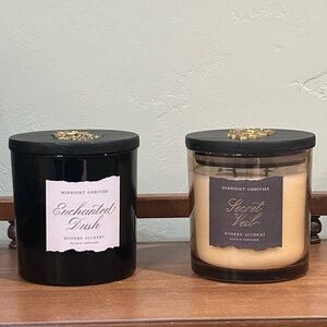 Midnight Oddities by Modern Alchemy Enchanted Dusk & Secret Veil Scented Candles